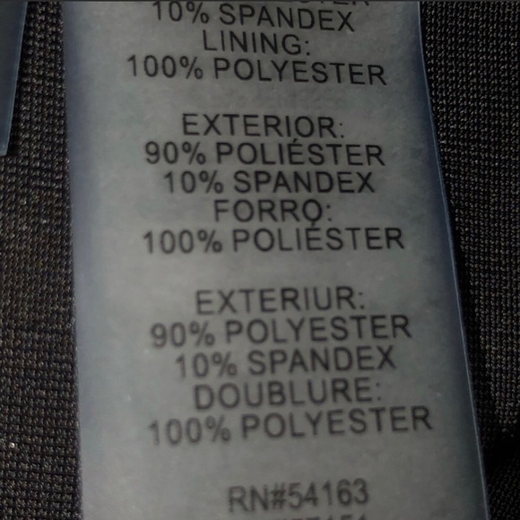 ♠️Calvin Klein Black Velvety Cold Shoulder Top - Picture 4 of 6